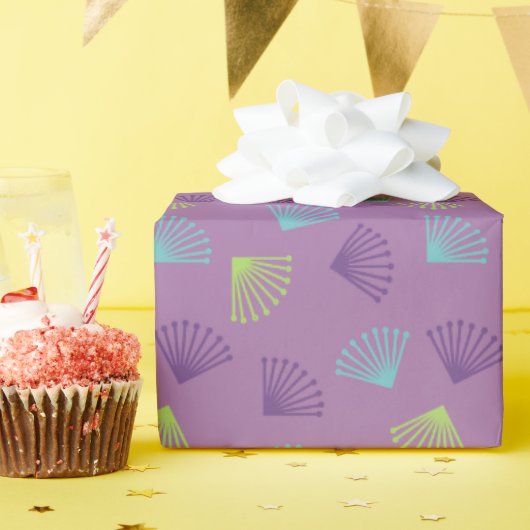 Papier Cadeau Feuilles de lavande (Fête d'anniversaire)