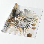 Papier Cadeau Feuilles de Palmier (Déroulé)