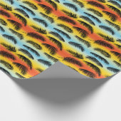 Papier Cadeau Feuilles de palmiers : motif sans soudure. (Coin)