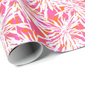 Papier Cadeau Feuilles de palmiers tropicaux (Coin rond)