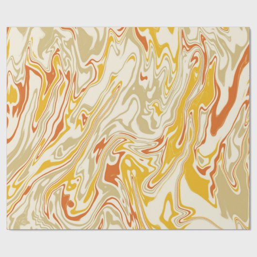 Papier Cadeau Feuilles de papier d'enveloppement en marbre Abstr (Plat)