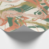 Papier Cadeau Feuilles de papier peint Abstrait à enveloppement  (Coin)