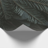 Papier Cadeau Feuilles de pins verts (Coin)