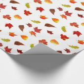 Papier Cadeau Feuilles d'érable (Coin)