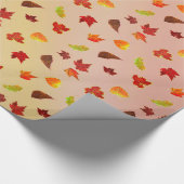 Papier Cadeau Feuilles d'érable (Coin)