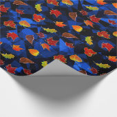 Papier Cadeau Feuilles d'érable (Coin)