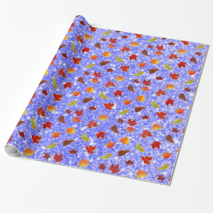 Papier Cadeau Feuilles d'érable