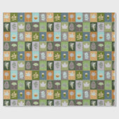 Papier Cadeau Feuilles d'été (Plat)