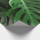 Papier Cadeau Feuilles et feuilles de palmiers verts (Coin)