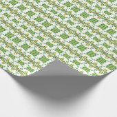 Papier Cadeau Feuilles et Nuages (Coin)