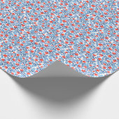 Papier Cadeau Feuilles floraux : Motif naturel sans transparence (Coin)