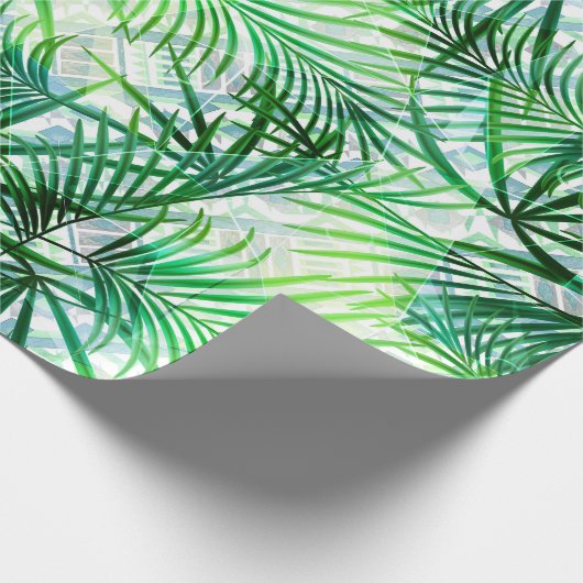Papier Cadeau Feuilles Palm (Coin)