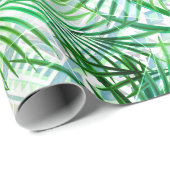 Papier Cadeau Feuilles Palm (Coin rond)