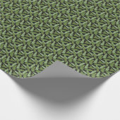 Papier Cadeau Feuilles Palm | Monogramme 2 (Coin)