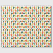 Papier Cadeau Feuilles peints de couleur, cadre d'affaires brill (Plat)