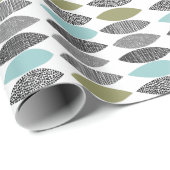 Papier Cadeau Feuilles texturés 01a (Coin rond)