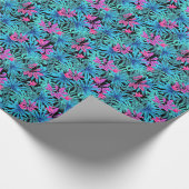 Papier Cadeau Feuilles Tropicales (Coin)
