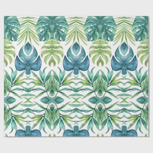 Papier Cadeau Feuilles tropicaux
