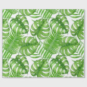 Papier Cadeau Feuilles tropicaux (Plat)
