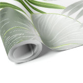 Papier Cadeau Feuilles tropicaux 1 (Coin rond)