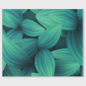 Papier Cadeau Feuilles tropicaux 11 (Plat)