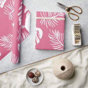 Papier Cadeau Feuilles tropicaux 17