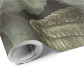 Papier Cadeau Feuilles tropicaux 5 (Coin rond)