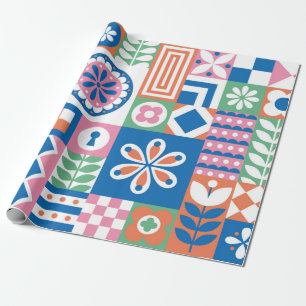 Papier Cadeau Feuilles tropicaux. Motif sans couture botanique.