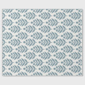 Papier Cadeau Feuilles vertes (Plat)