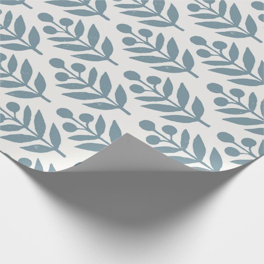 Papier Cadeau Feuilles vertes (Coin)