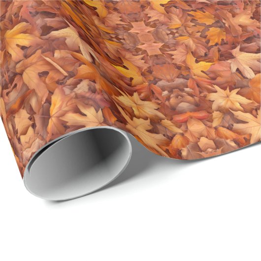 Papier Cadeau feuillu (Coin rond)