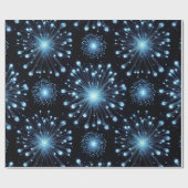 Papier Cadeau Feux d'Artifice Intenses (Plat)
