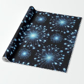 Papier Cadeau Feux d'Artifice Intenses (Déroulé)