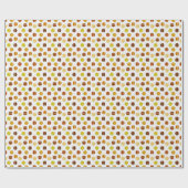 Papier Cadeau Fèves de café (Plat)