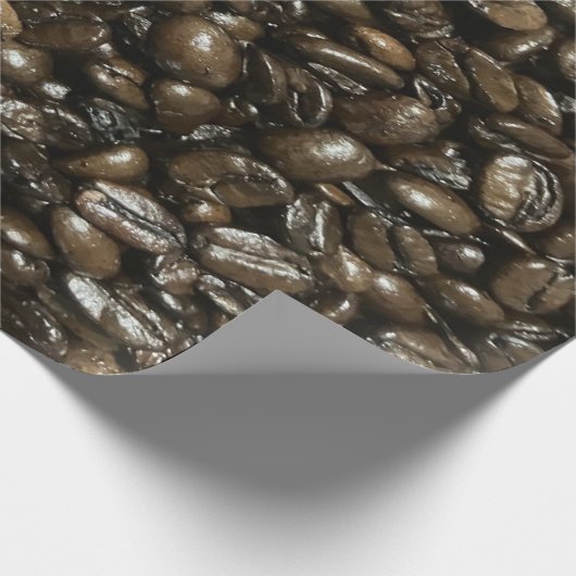 Papier Cadeau Fèves de café (Coin)