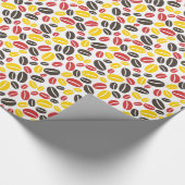 Papier Cadeau Fèves de café pour une tasse de java (Coin)