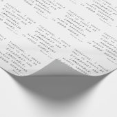 Papier Cadeau fidèle immuable mosiah écriture lds (Coin)