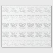 Papier Cadeau fidèle immuable mosiah écriture lds (Plat)