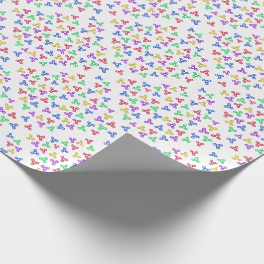 Papier Cadeau Fidget Spinners (Coin)