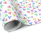 Papier Cadeau Fidget Spinners (Coin rond)