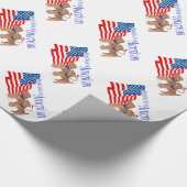 Papier Cadeau Fier d'être Américain (Coin)