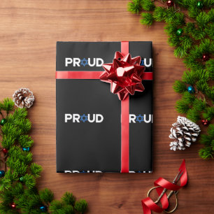 Papier Cadeau Fière fête juive hébraïque Fier Juif Religieux