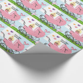 Papier Cadeau Fière nouvelle grand-mère - Petite fille (Coin)