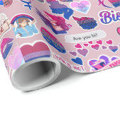 Papier Cadeau Fièrement Enveloppé (Coin rond)