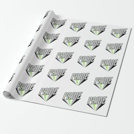 Papier Cadeau Fierté Agender (Déroulé)