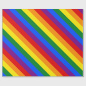 Papier Cadeau Fierté arc-en-ciel (Plat)