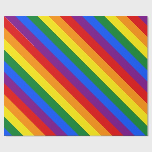 Papier Cadeau Fierté arc-en-ciel (Plat)