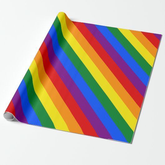 Papier Cadeau Fierté arc-en-ciel (Déroulé)
