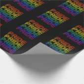 Papier Cadeau Fierté Arc-en-ciel Rétro (Coin)