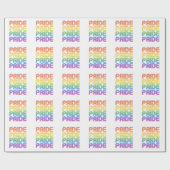 Papier Cadeau Fierté Arc-en-ciel Rétro (Plat)